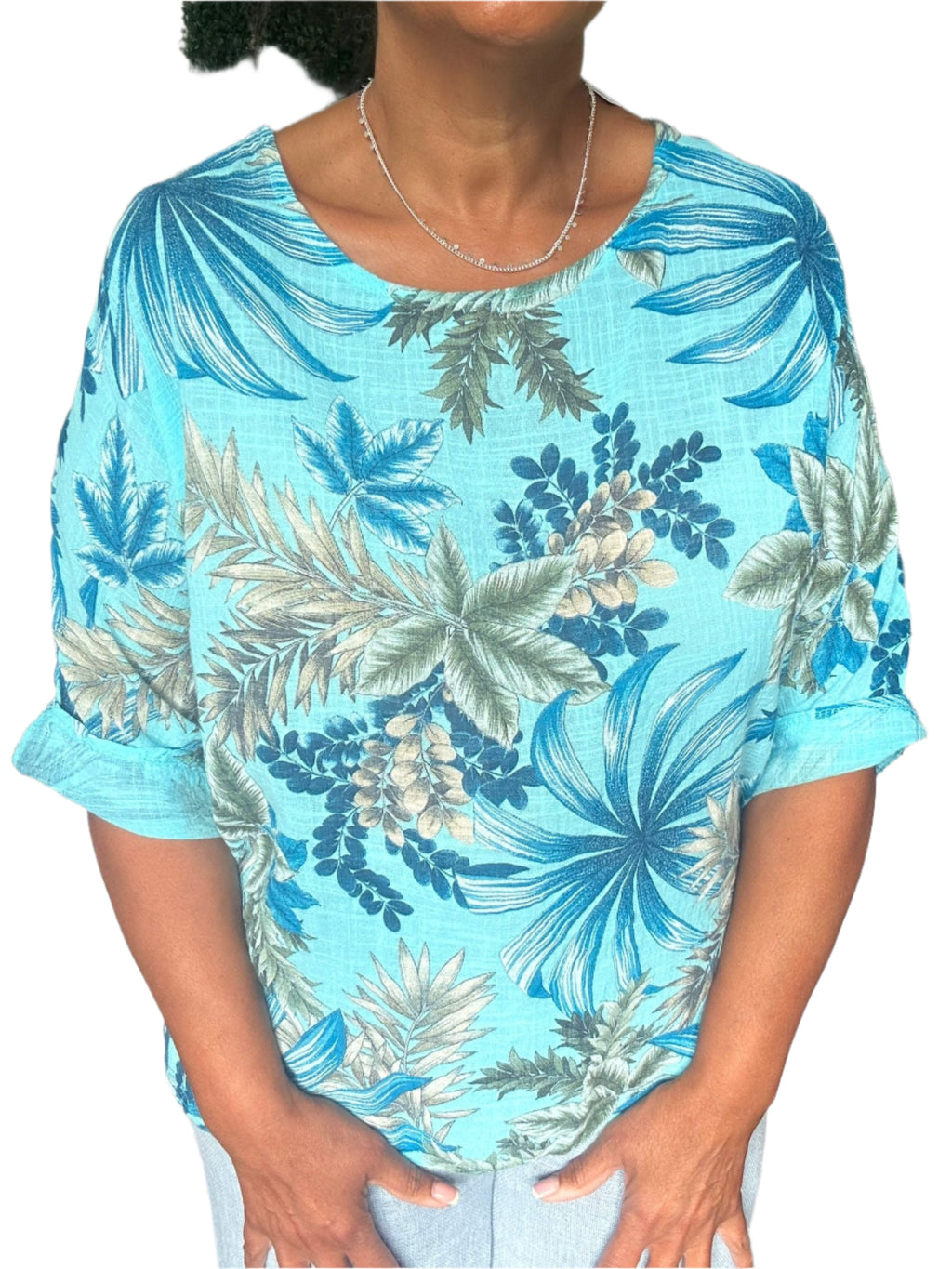 Flower pattern shirt