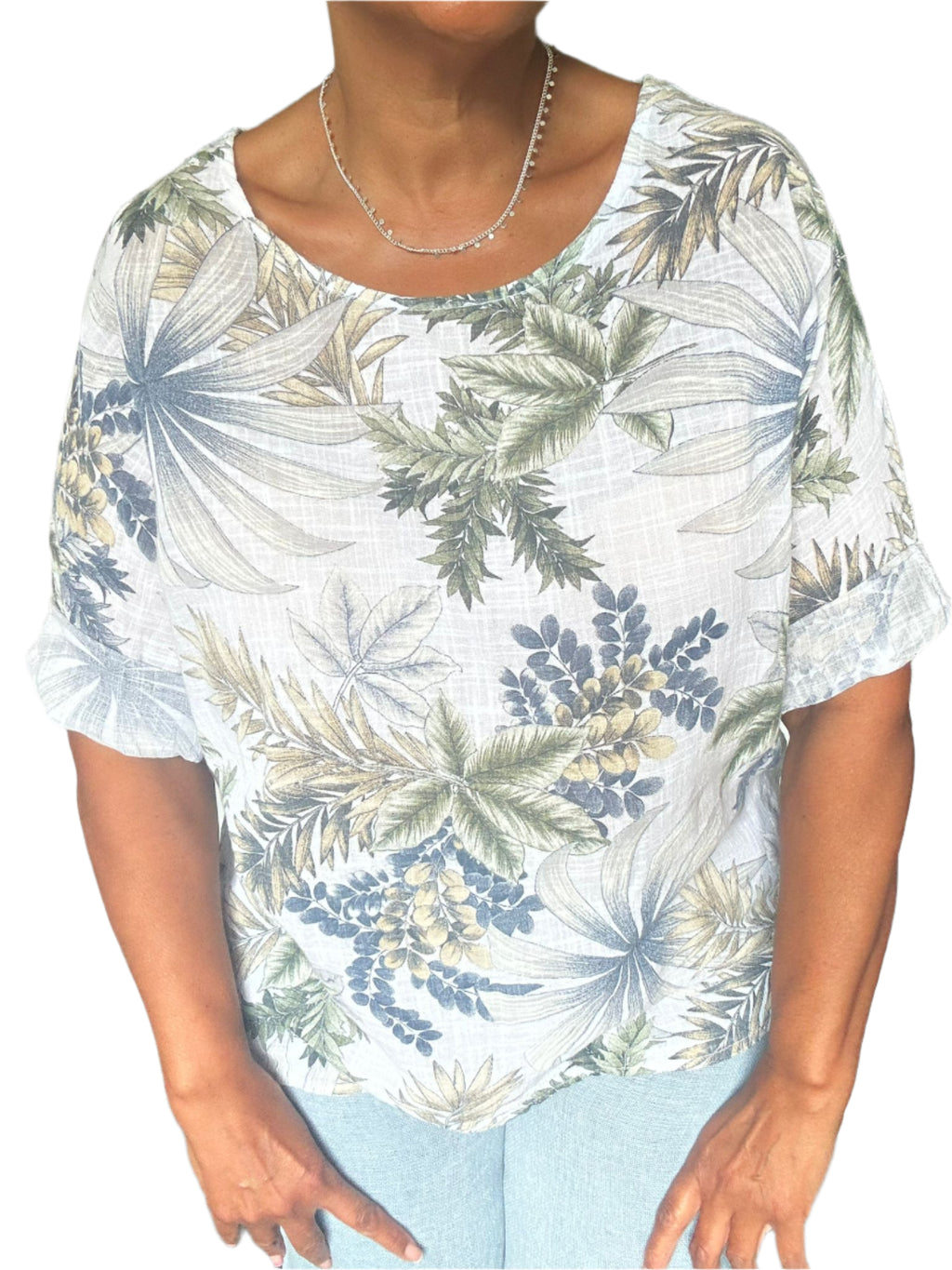 Flower pattern shirt