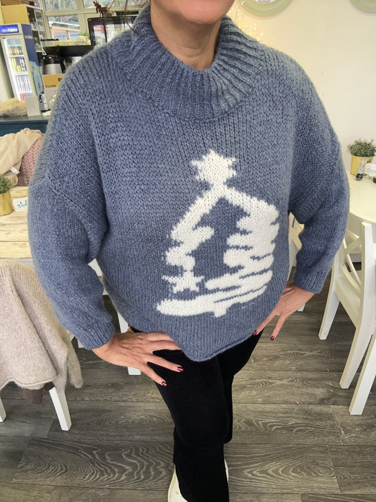 Christmas Tree knit jumper 🎄 🧶