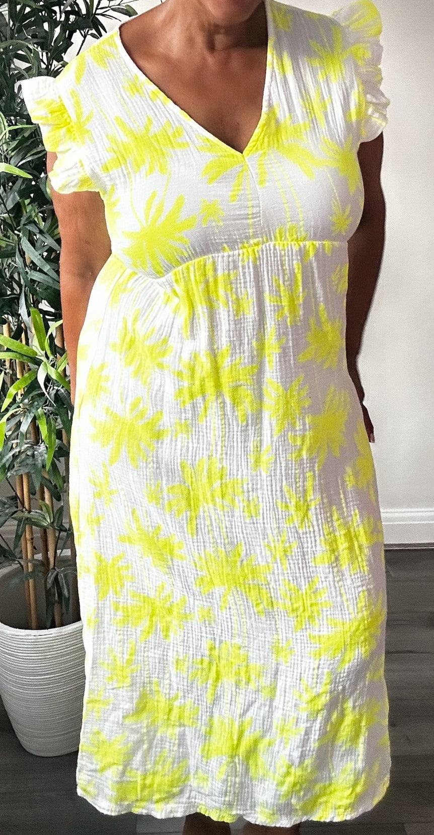 Neon Floral Maxi Dress