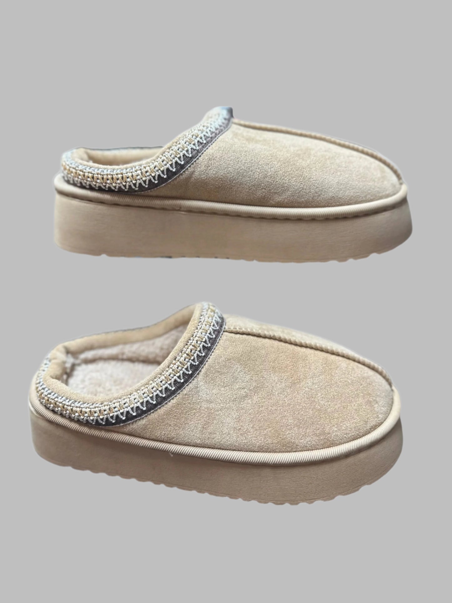 Brown Tasman slippers