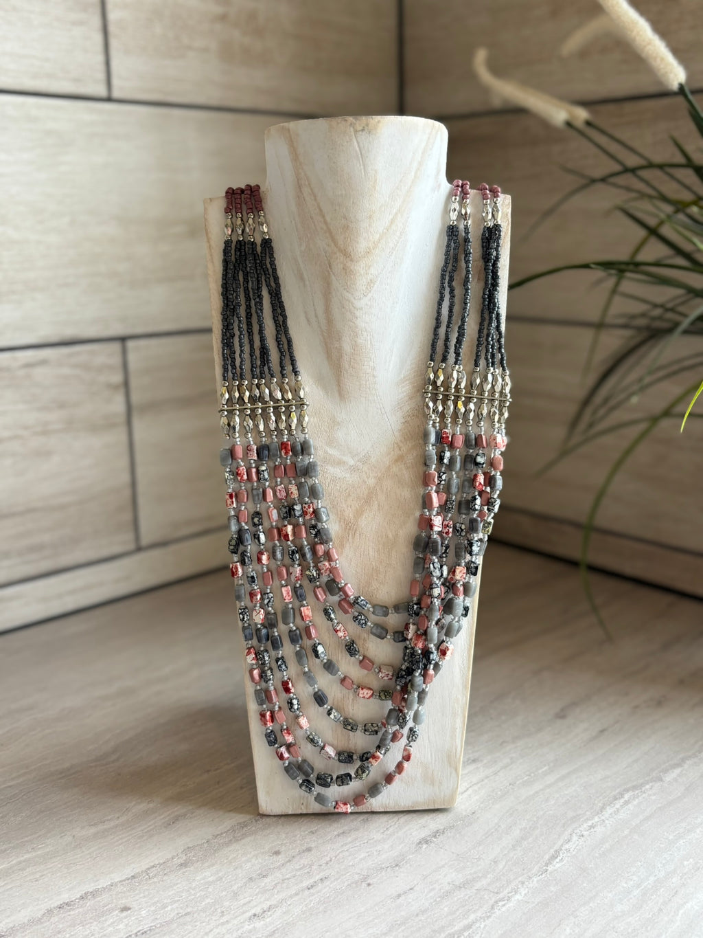 Layered Beaded Necklace