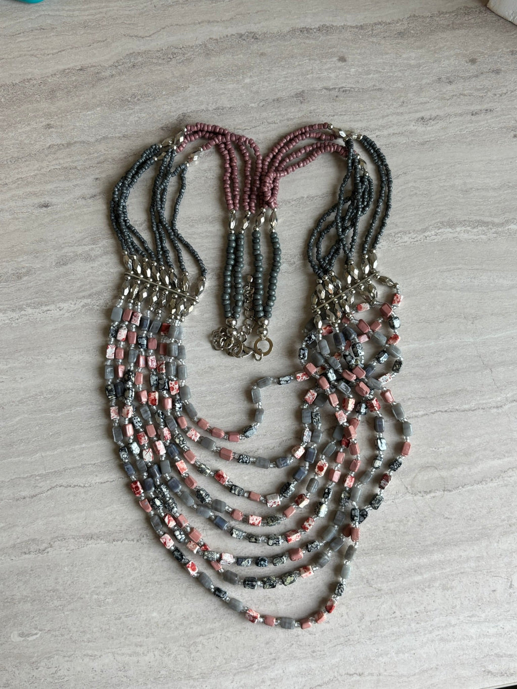 Layered Beaded Necklace