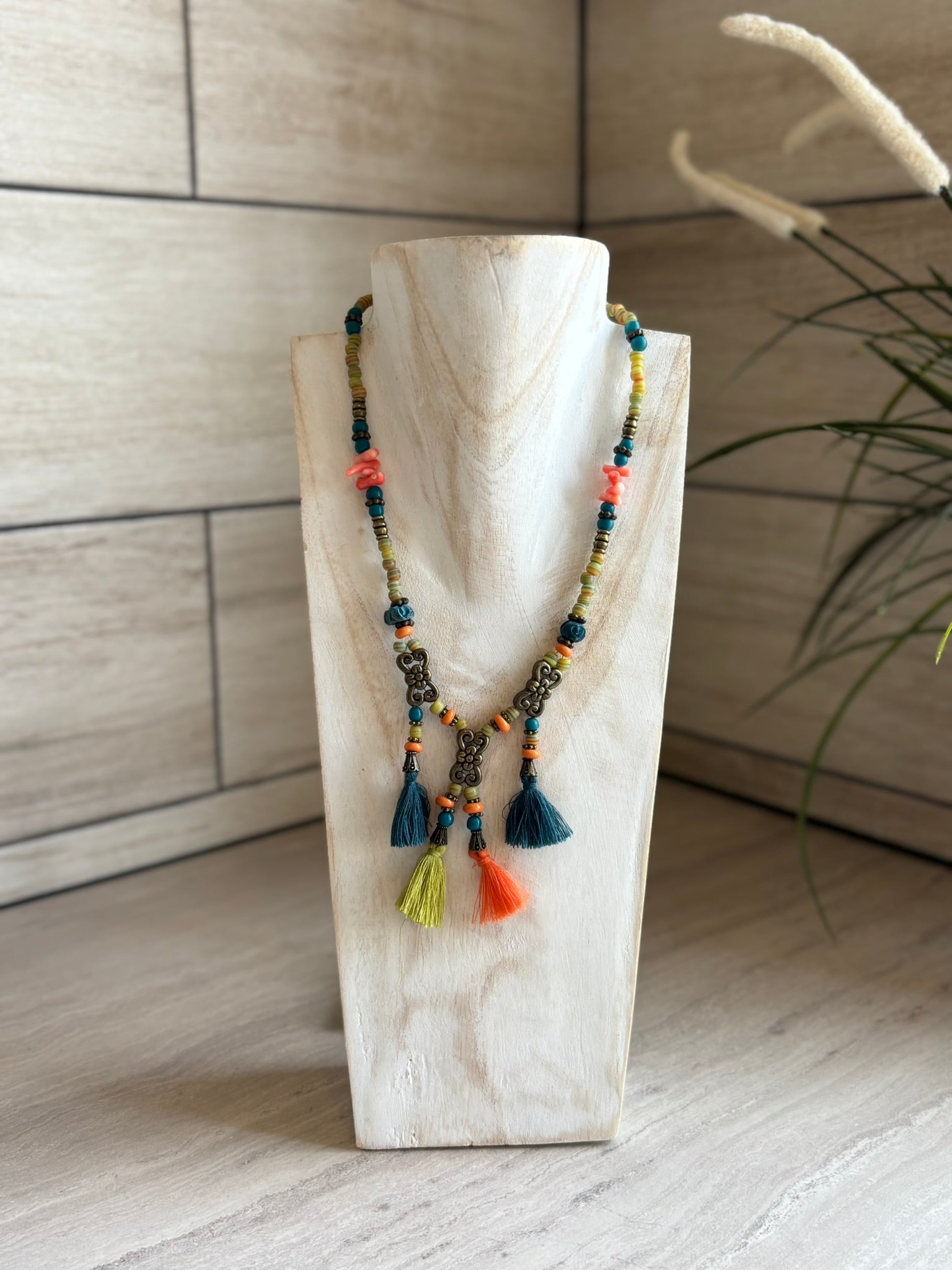 Bright Beaded Necklace