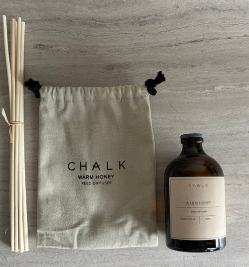 Amber Glass Diffuser | Warm Honey | 100ml
