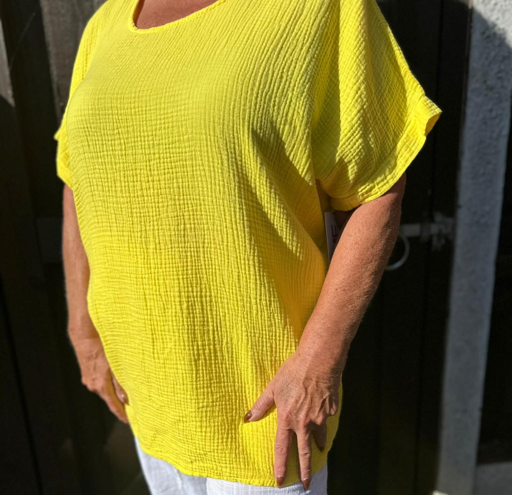 Textured Cotton Top